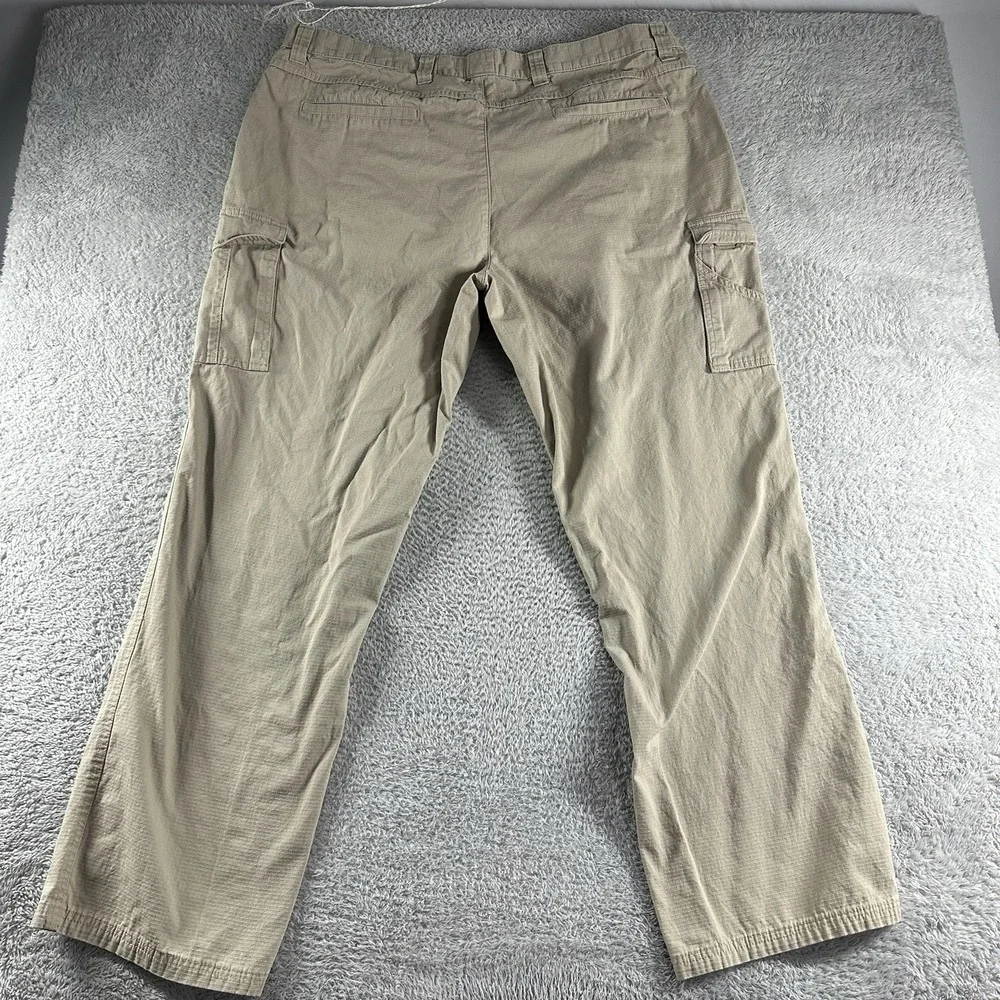 Red Head Cargo Pants Mens 44x34‎ Rip Stop Khaki Beige Brown Hiking Outdoors